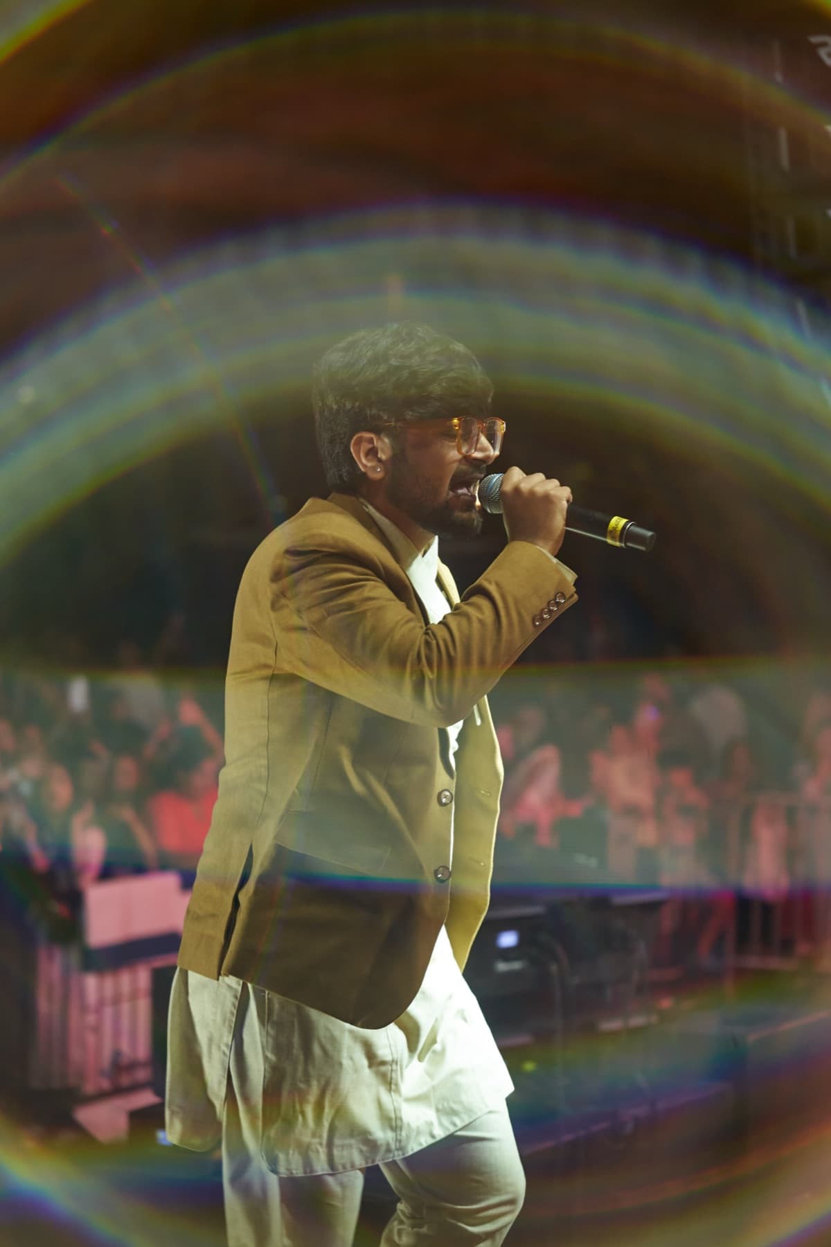 Neetesh Jung Kunwar performing